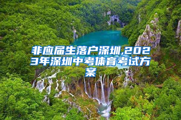 非应届生落户深圳,2023年深圳中考体育考试方案