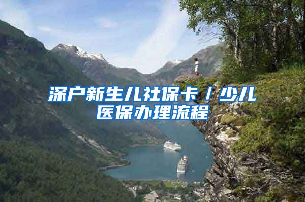深户新生儿社保卡／少儿医保办理流程