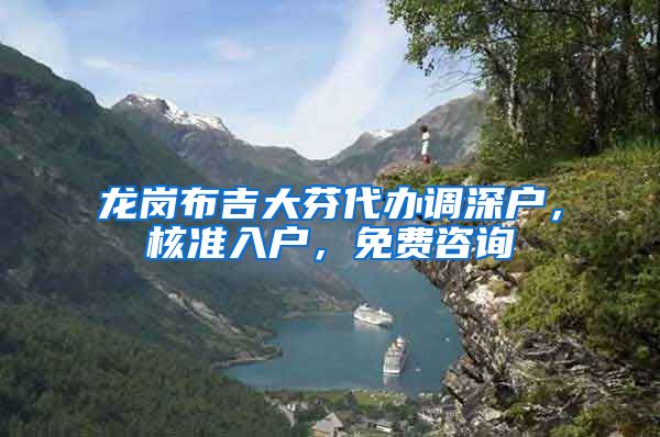 龙岗布吉大芬代办调深户，核准入户，免费咨询
