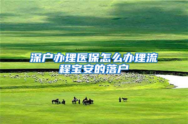 深户办理医保怎么办理流程宝安的落户