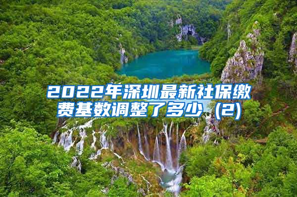 2022年深圳最新社保缴费基数调整了多少 (2)