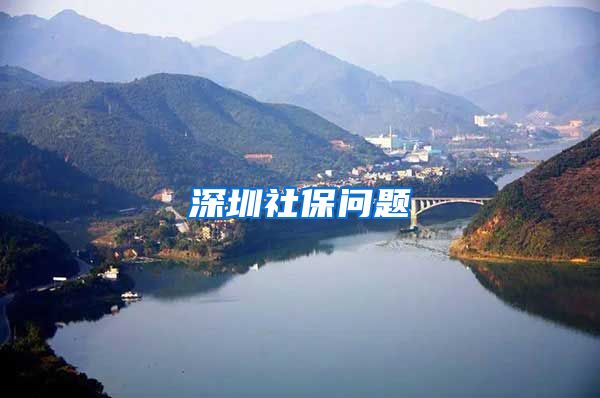 深圳社保问题