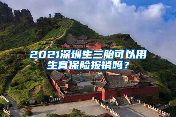 2021深圳生三胎可以用生育保险报销吗？