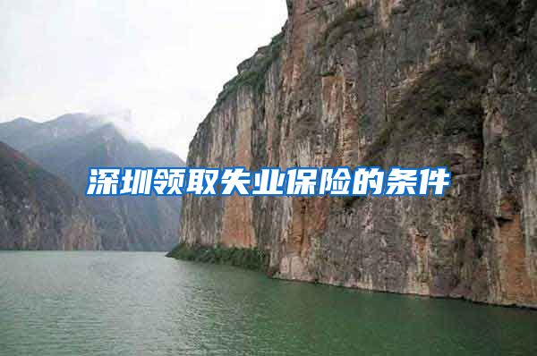 深圳领取失业保险的条件
