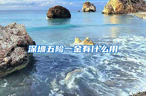 深圳五险一金有什么用