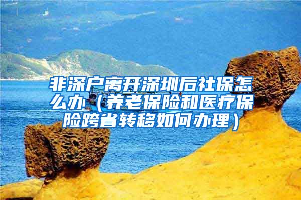 非深户离开深圳后社保怎么办（养老保险和医疗保险跨省转移如何办理）