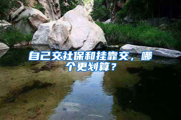 自己交社保和挂靠交，哪个更划算？