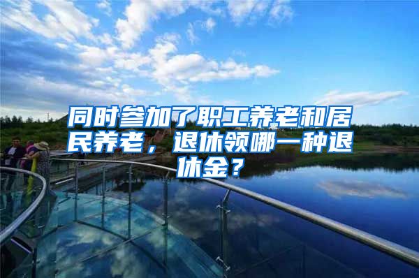 同时参加了职工养老和居民养老，退休领哪一种退休金？