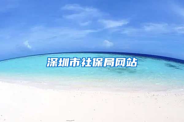 深圳市社保局网站