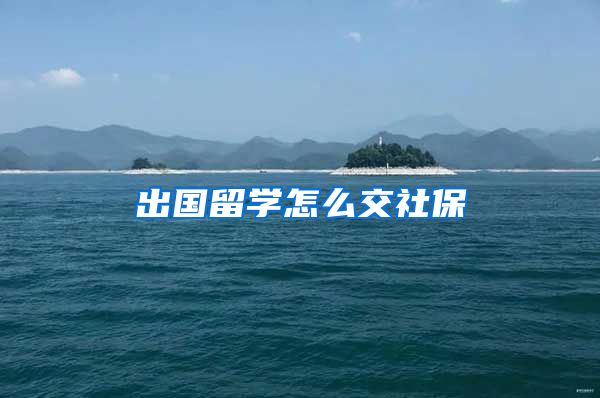 出国留学怎么交社保