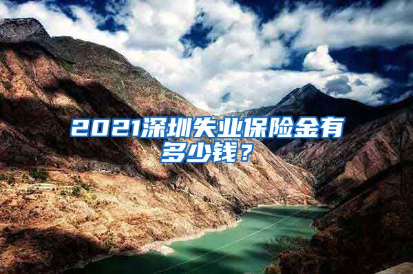 2021深圳失业保险金有多少钱？
