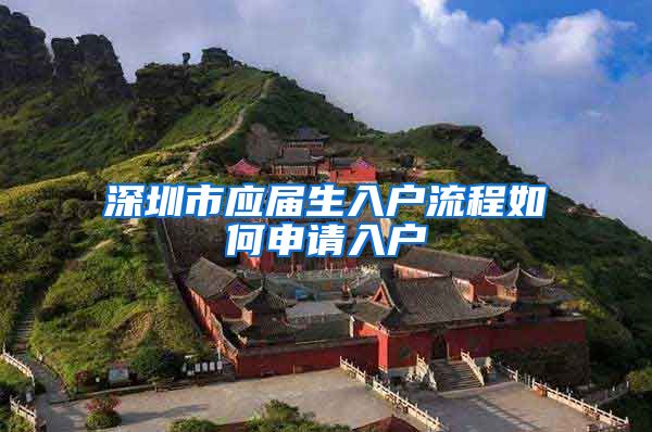 深圳市应届生入户流程如何申请入户
