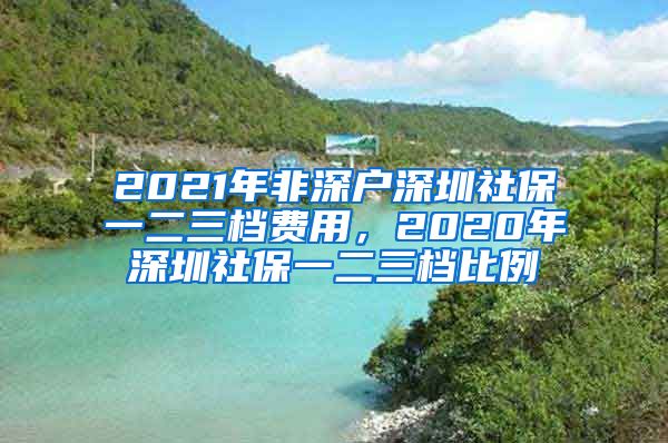 2021年非深户深圳社保一二三档费用，2020年深圳社保一二三档比例