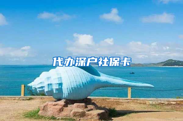 代办深户社保卡