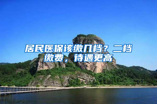 居民医保该缴几档？二档缴费，待遇更高