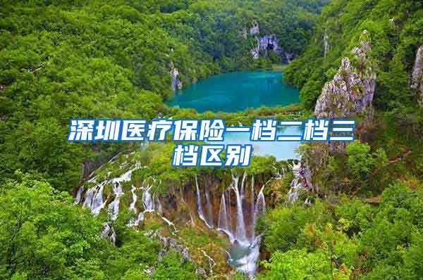深圳医疗保险一档二档三档区别
