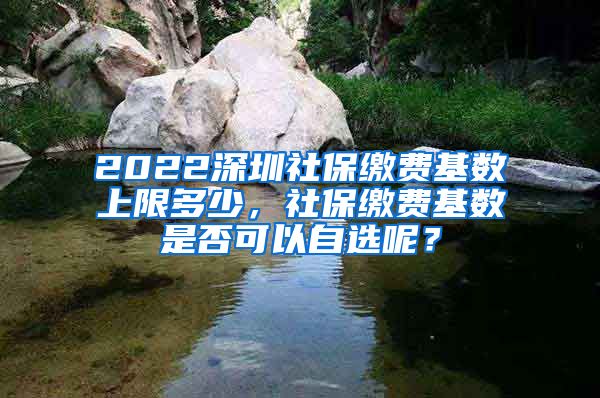 2022深圳社保缴费基数上限多少，社保缴费基数是否可以自选呢？