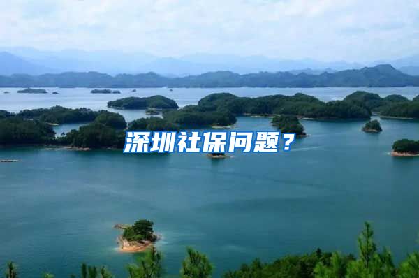 深圳社保问题？