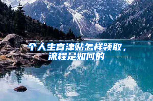 个人生育津贴怎样领取，流程是如何的