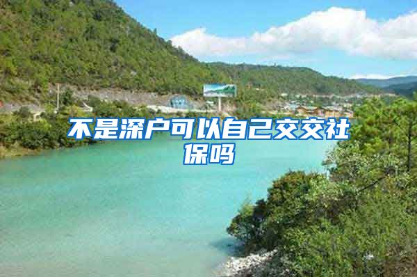 不是深户可以自己交交社保吗