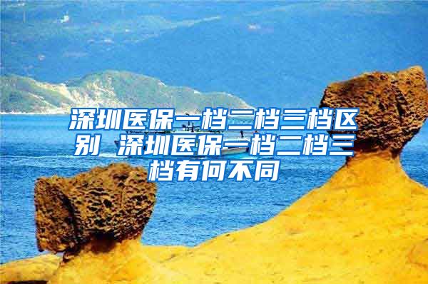 深圳医保一档二档三档区别 深圳医保一档二档三档有何不同