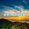 核准入户办理流程