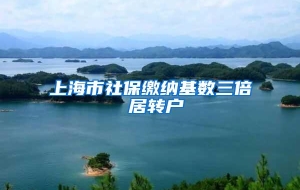 上海市社保缴纳基数三倍 居转户