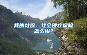 我的社保：社会医疗保险怎么用？