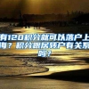 有120积分就可以落户上海？积分跟居转户有关系吗？