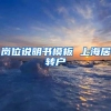 岗位说明书模板 上海居转户