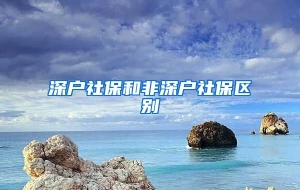 深户社保和非深户社保区别