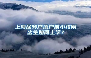 上海居转户落户前小孩刚出生如何上学？