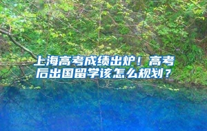 上海高考成绩出炉！高考后出国留学该怎么规划？