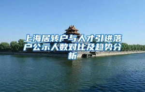 上海居转户与人才引进落户公示人数对比及趋势分析