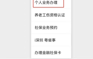 深圳社保个人参保信息查询入口及查询流程