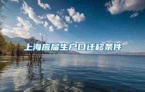 上海应届生户口迁移条件