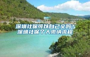 深圳社保可以自己交吗？深圳社保个人缴纳流程