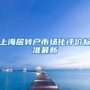 上海居转户市场化评价标准最新